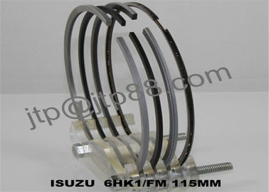 Rendimiento del equipo 8-98017166-0 del aro del pistón de los recambios 6HK1 del motor del excavador alto