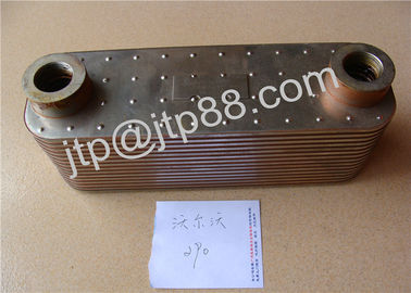 OEM de aluminio 3974815 del tamaño del STD de la cubierta del refrigerador de aceite del material 6CT 3918175