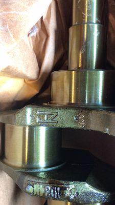 Cigüeñal de pulido 6202-31-1100 6207-31-1110 del motor diesel de la carretilla elevadora 4D95E 4D95S