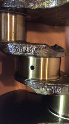 Cigüeñal de pulido 6202-31-1100 6207-31-1110 del motor diesel de la carretilla elevadora 4D95E 4D95S